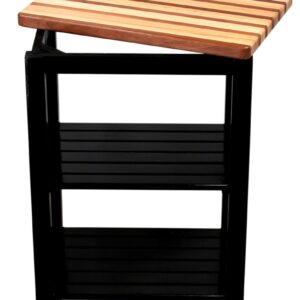 Little Mo Kitchen Island – Removable Butcherblock Top, Made in USA