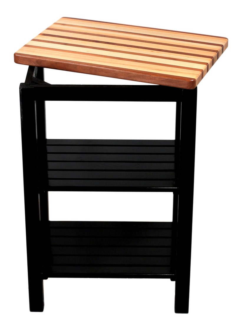 Little Mo Kitchen Island – Removable Butcherblock Top, Made in USA