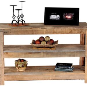 Rustic Oak Console Table