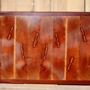 Handmade End Grain Butcher Block, Walnut Cherry Mahogany