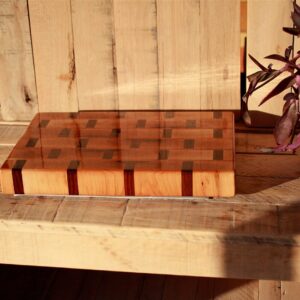 Handmade Butcher Block Children’s Table and Chair Set